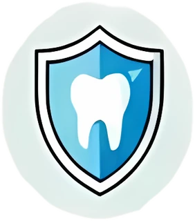 Fluoride varnish protecting the tooth