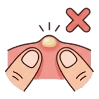 Do not squeeze the bump